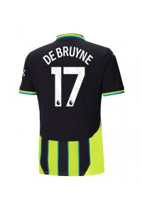 Manchester City Kevin De Bruyne #17 Voetbaltruitje Uit tenue 2024-25 Korte Mouw